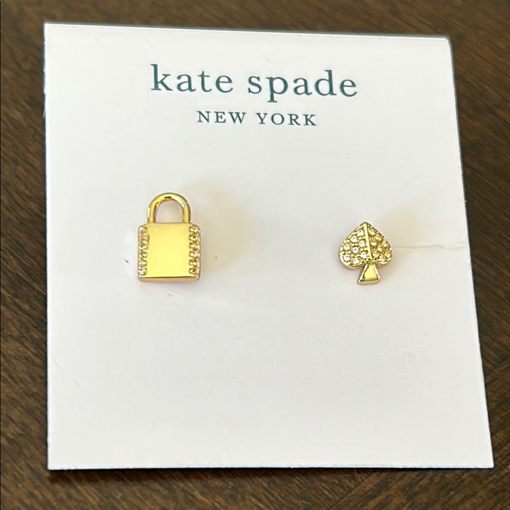 Kate Spade Lovk & Spade ♠️ earrings